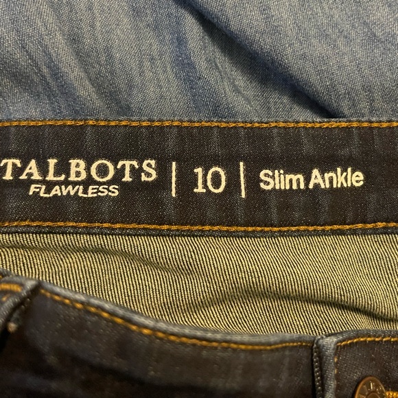 TALBOTS FLAWLESS SLIM ANKLE JEAN SIZE 10 - Picture 6 of 6
